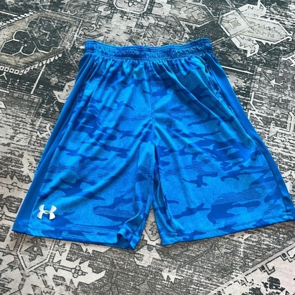 Under Armour men’s blue athletic shorts size medium - Picture 2 of 5